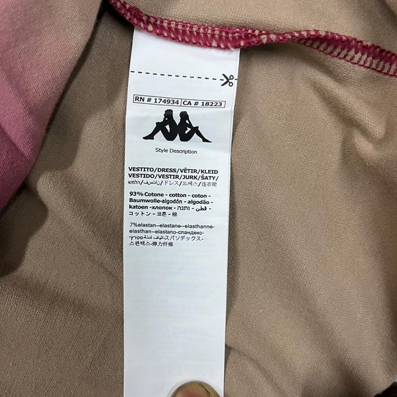 NWOT Kappa 2 pcs T-shirt & Long Dress tunic people in motion - Picture 4 of 10